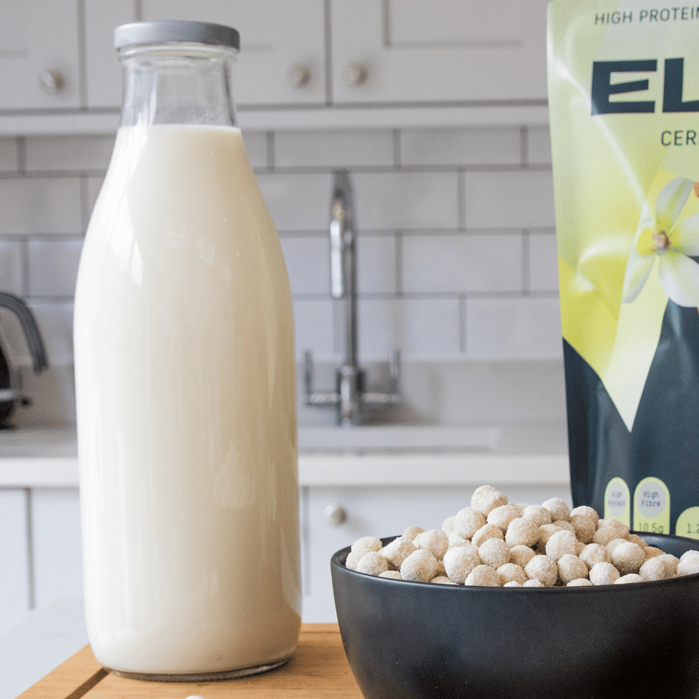 Bowl of Vanilla Eleat Protein Cereal - 50g Pots