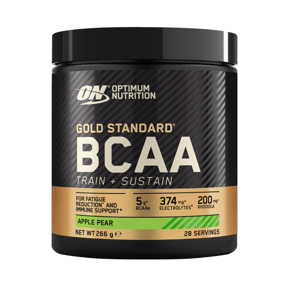 Optimum Nutrition Gold Standard BCAA Apple and Pear Powder - 266g Tub with 28 Servings