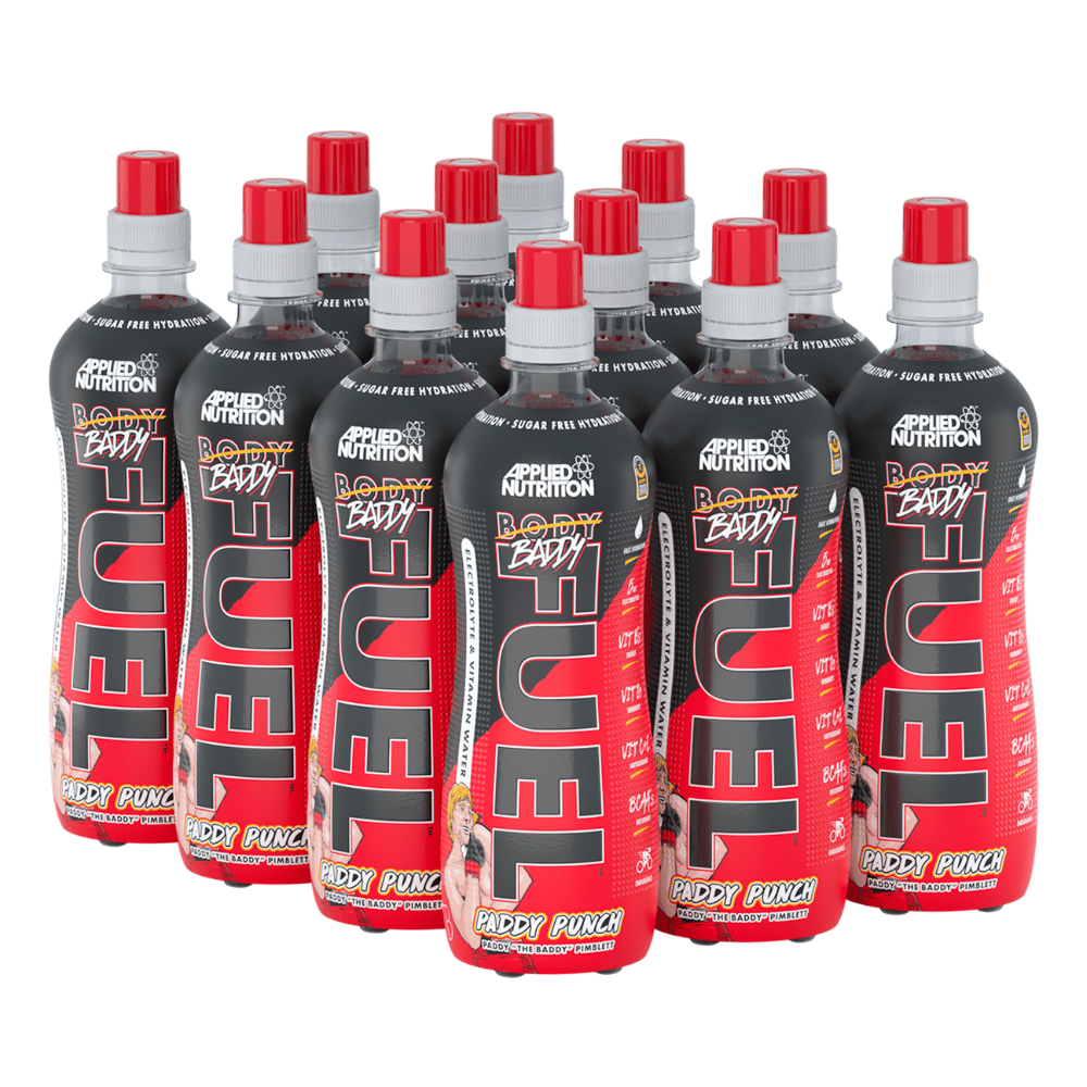 Paddy The Baddy's Body Fuel Flavour - Paddy Punch Baddy Fuel - Made in Collaboration With Applied Nutrition - 12x500ml Packs