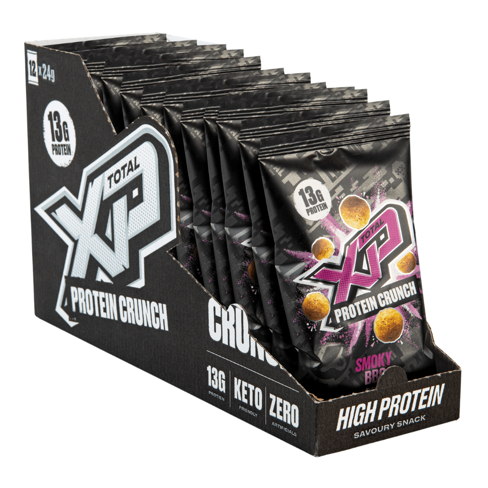 Total XPs Barbecue Flavoured High Protein Savoury Snack Packs of 12 
