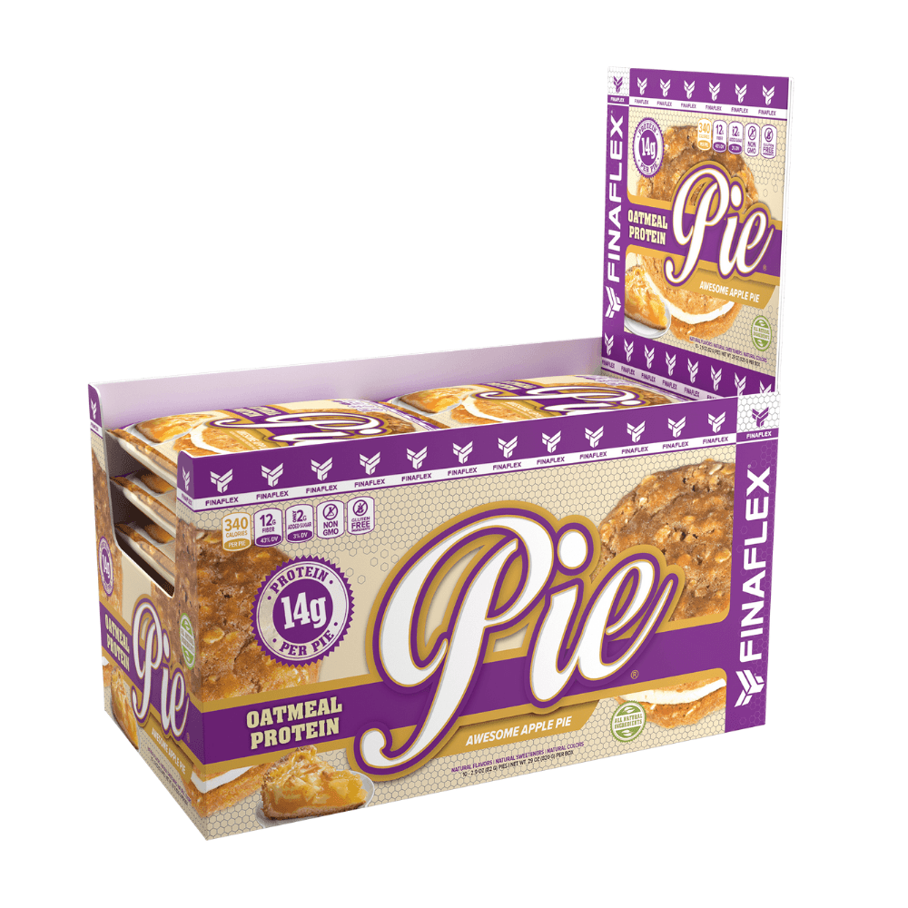 Low Sugar Awesome Apple Protein Pies by Finaflex UK 10x82g Boxes - Imported from America / USA