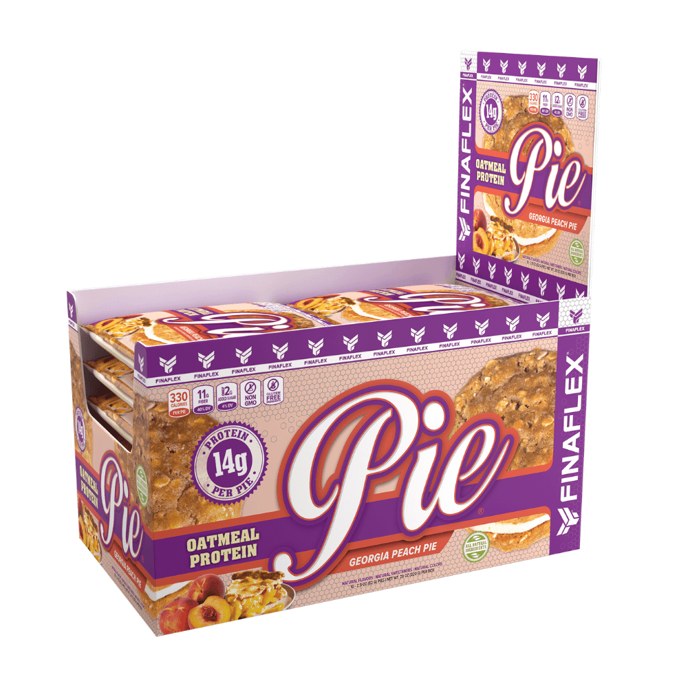 Georgia Peach Pie by Finaflex Nutrition - Naturally Flavoured and Sweetened - Best High Fibre Protein Snacks