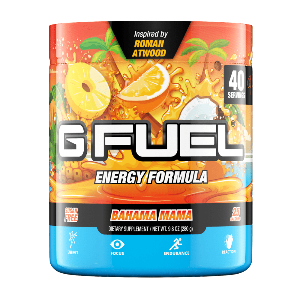 Low-Calorie GFUEL Pineapple, Orange and Coconut Flavoured Energy Supplement - Bahama Mama by Roman Atwood