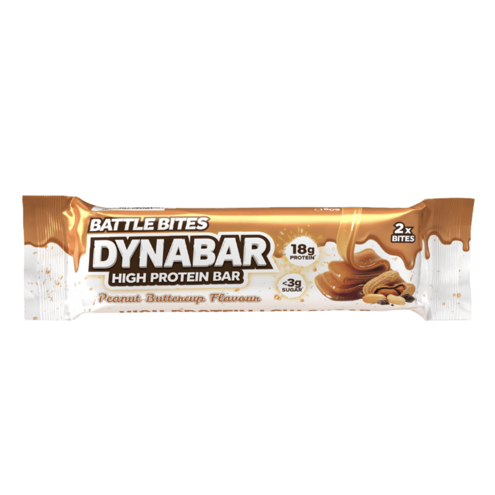 Battle Bites Peanut Buttercup DynaBars (60-Grams) - Protein Bars - Protein Package
