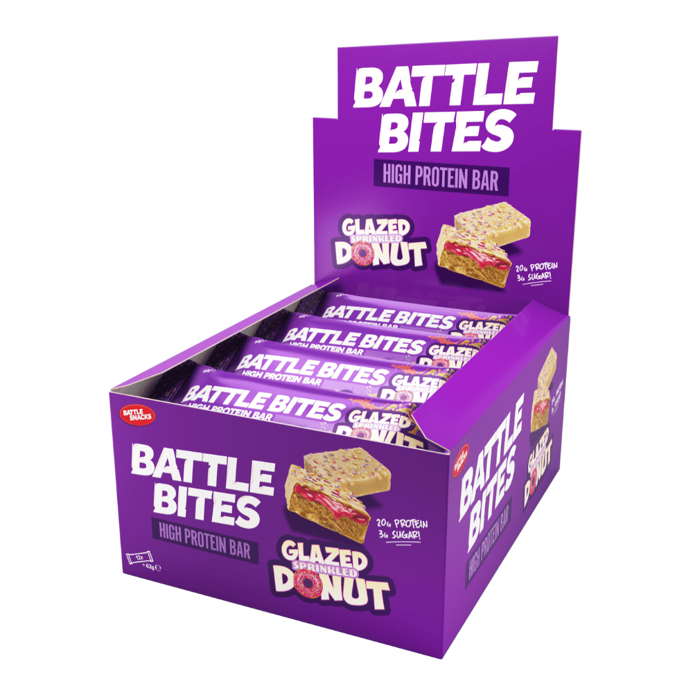 Glazed Sprinkled Donut Battle Bites - 12 Pack Box UK