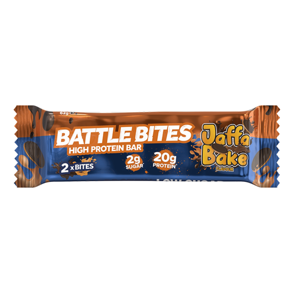 Jaffa Bake Protein Battle Bites Bars - Single 64g Bar