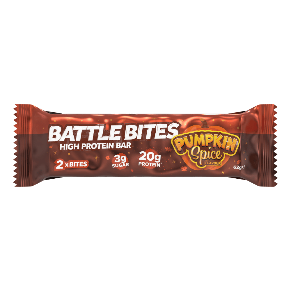 Pumpkin Spice Battle Bites Protein Bars (Single 62-Gram Packet) - Protein Package