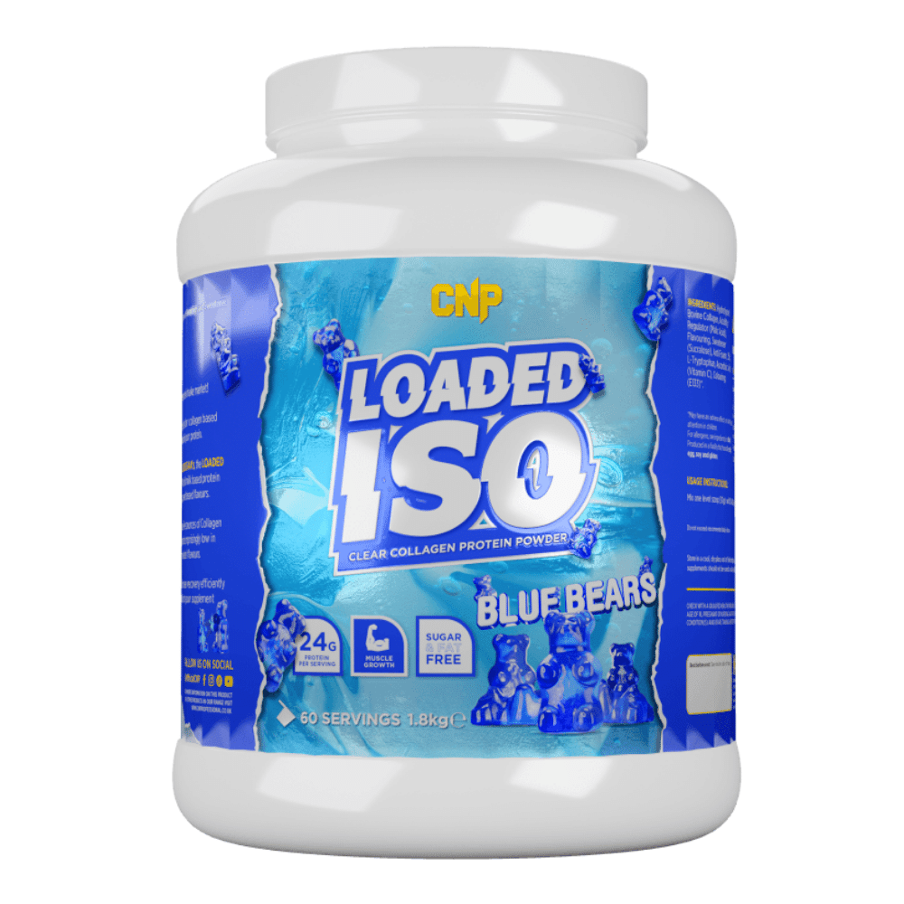 CNP Blue Bears Loaded ISO Clear Collagen Protein Powder - 60 Servings