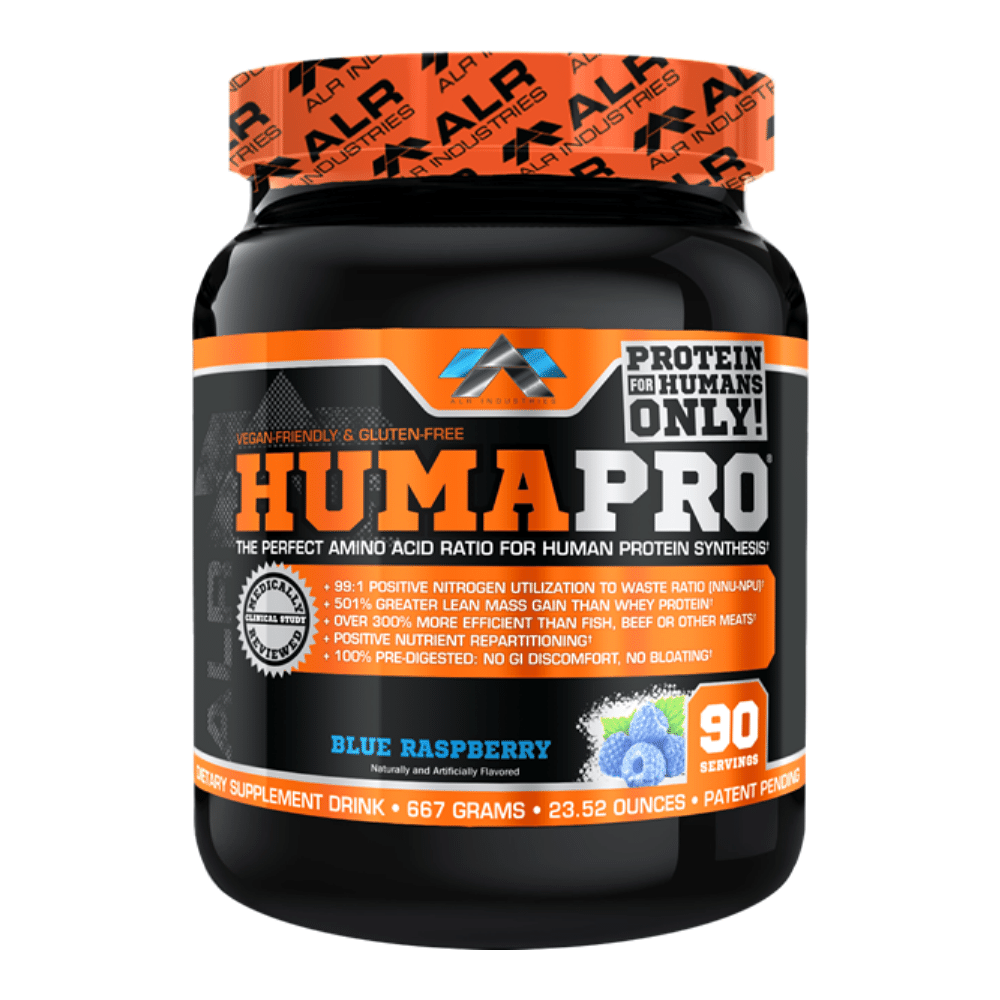 HumaPro Blue Raspberry Dietary Supplement Drink Formula - Large 90 Serving Tubs