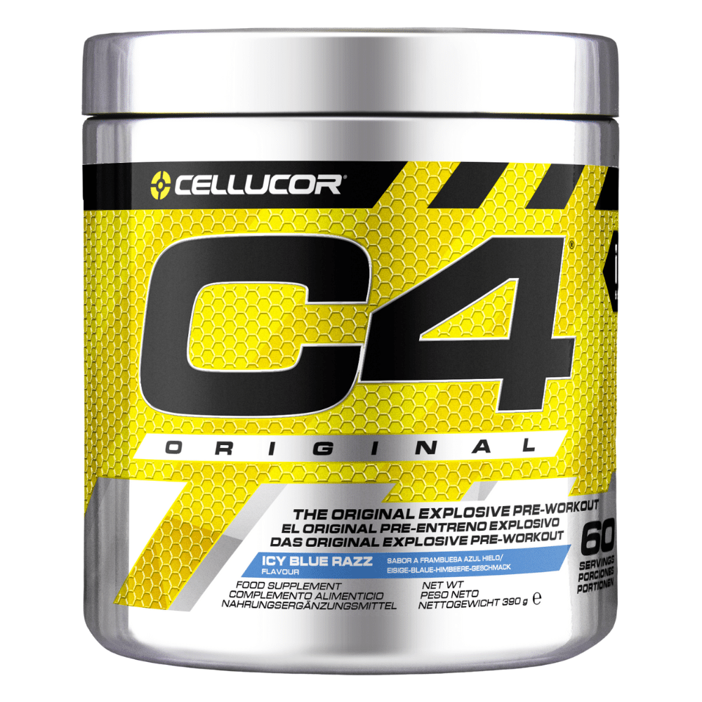 Cellucor Icy Blue Razz (Blue Raspberry) C4 Pre Workout 390g = 60 Servings
