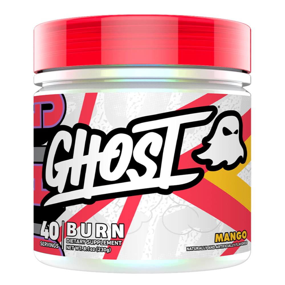 Ghost Burn Thermogenic Fat Burner Supplement - Mango Flavour 230g - Protein Package UK