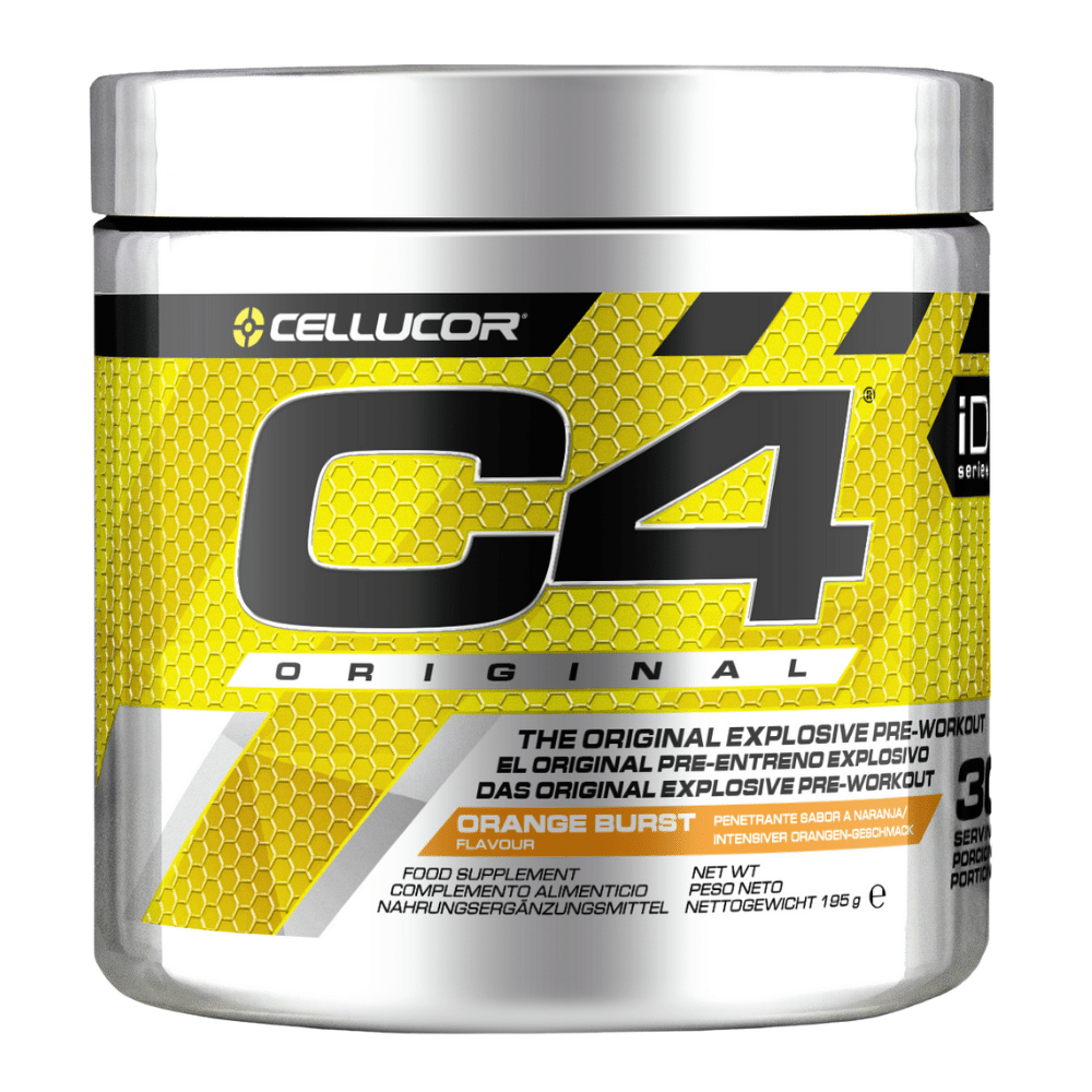 Cellucor C4 Original Pre-Workout Powder UK - Orange Burst Flavour - Protein Package