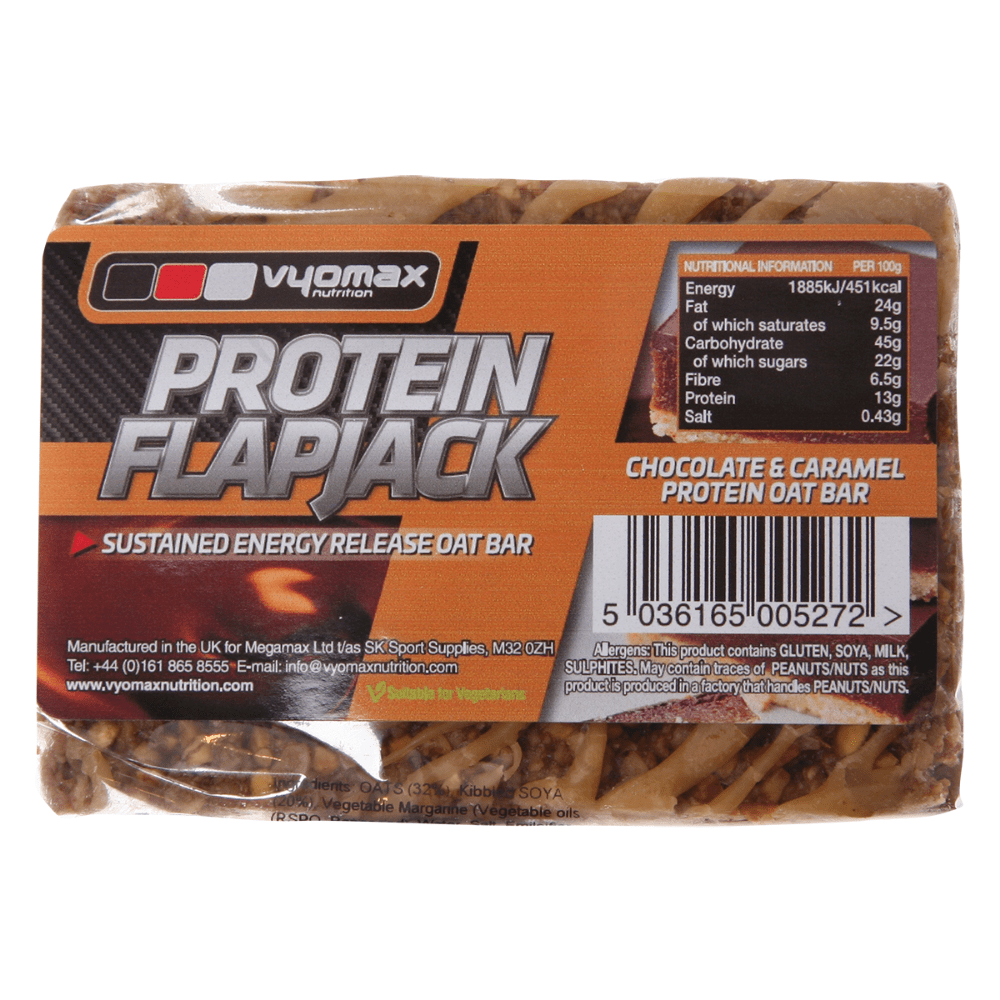 Vyomax Nutrition Protein Flapjack Box (12 Flapjacks), Protein Flapjacks, Vyomax Nutrition, Protein Package Protein Package Pick and Mix Protein UK