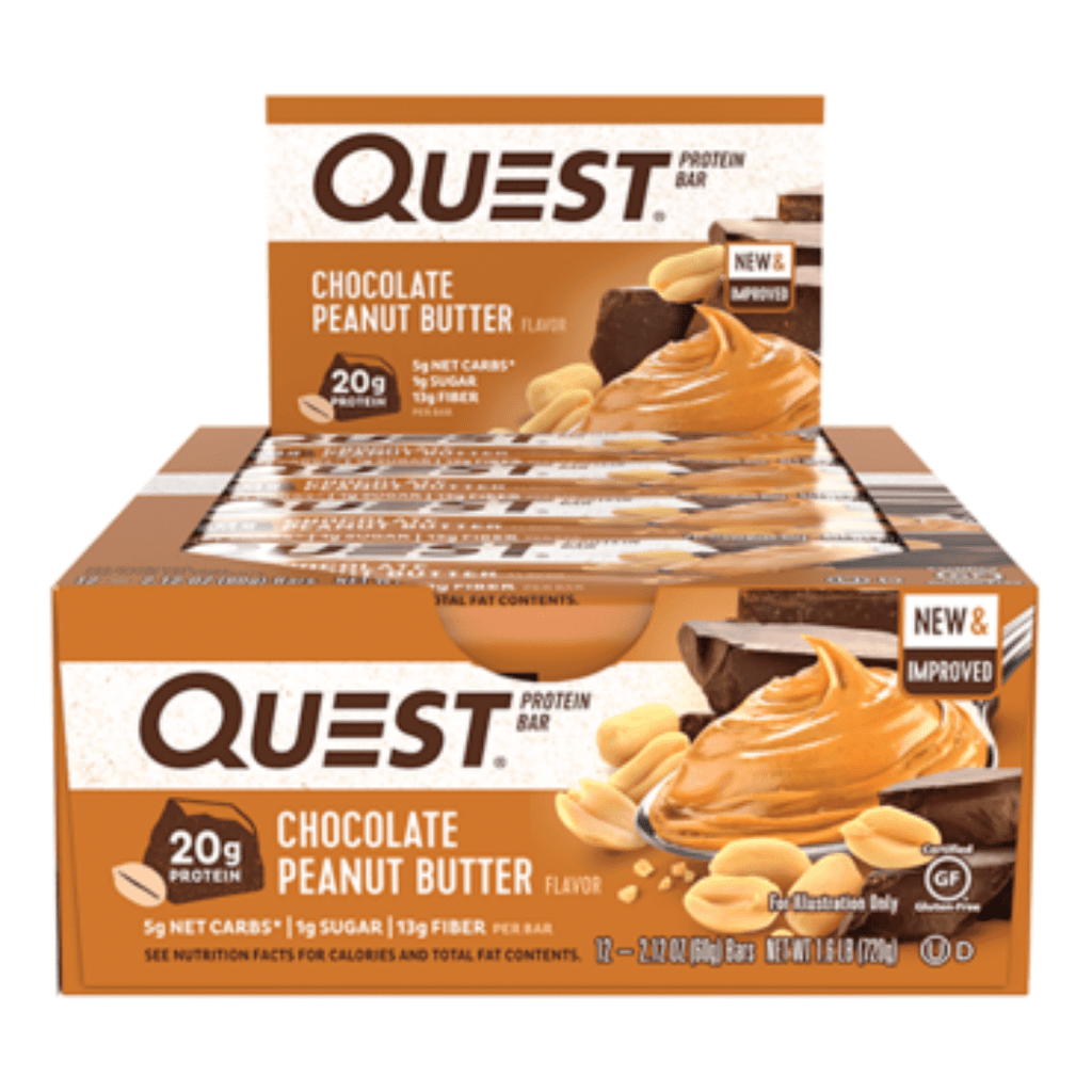 Quest Nutrition Protein Bar Chocolate Peanut Butter, Protein Bars, Quest Nutrition, Protein Package Protein Package Pick and Mix Protein UK