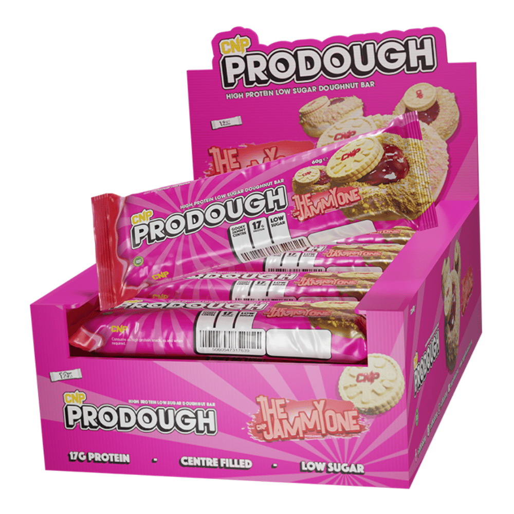 CNP The Jammy One Doughnut ProDough Protein Bars - 12 Pack