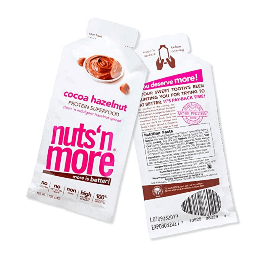 Nuts 'N More Peanut Butter Protein Spread Box (10 Sachets), Protein Spread, Nuts N' More, Protein Package Protein Package Pick and Mix Protein UK