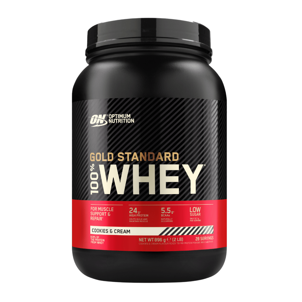 Optimum Nutrition Low Calorie Cookies and Cream Whey Protein Powders UK