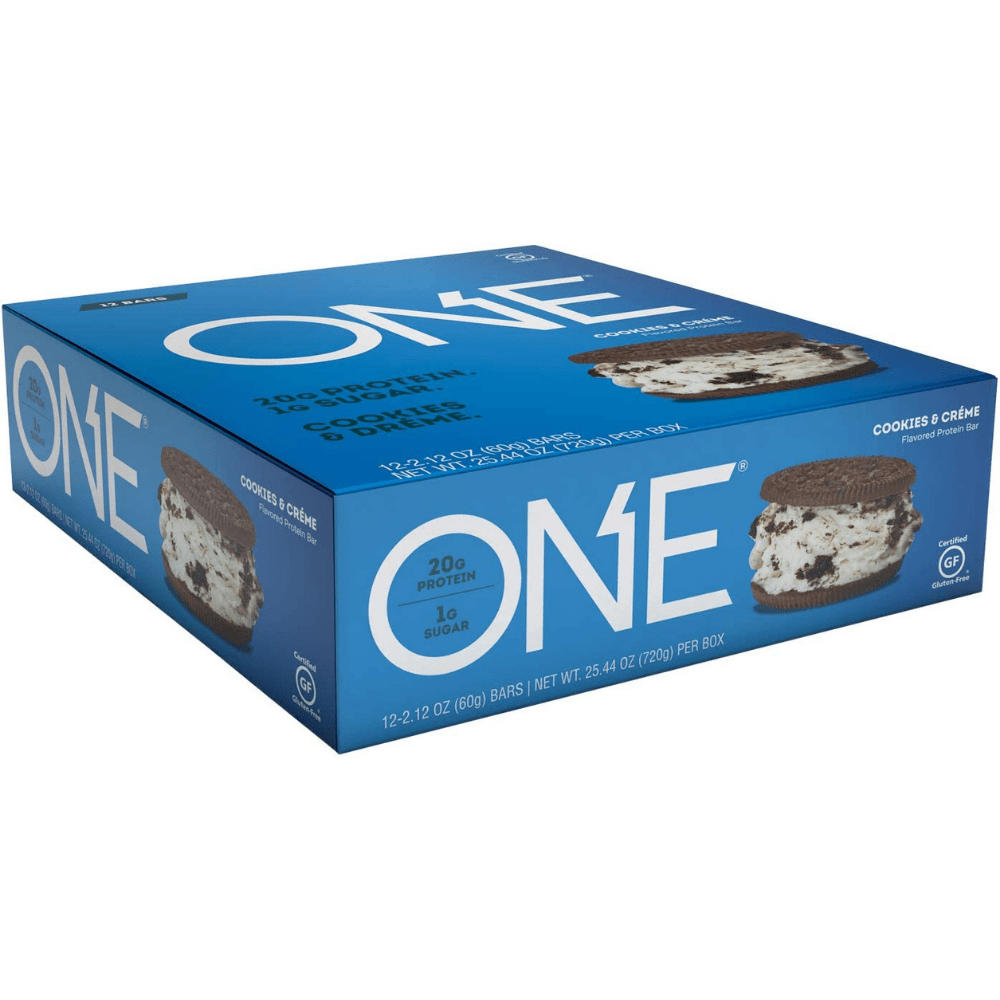 Cookies and Cream Gluten-Free High Protein ONE Bars - 720-Gram Boxes