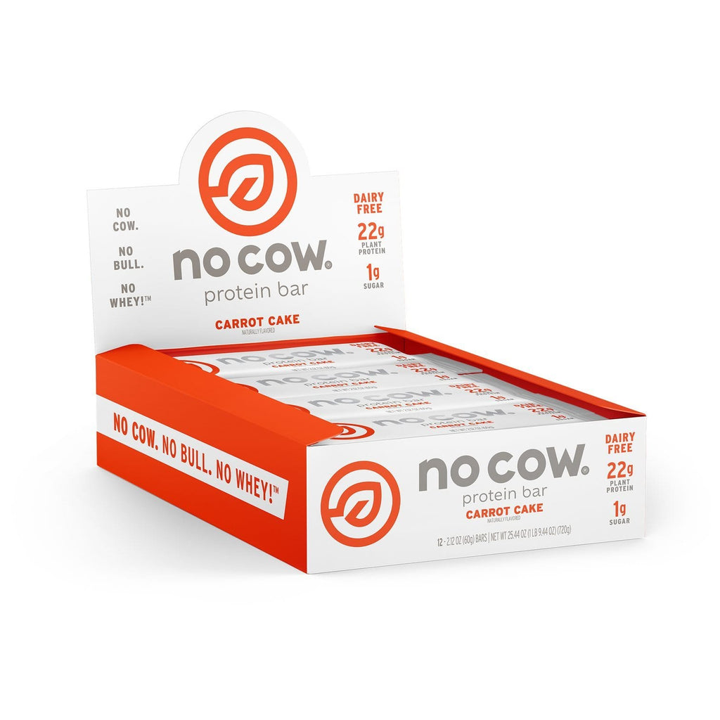 Dairy-Free Carrot Cake flavoured NOCOW Protein Bars UK (12x60g Bars)