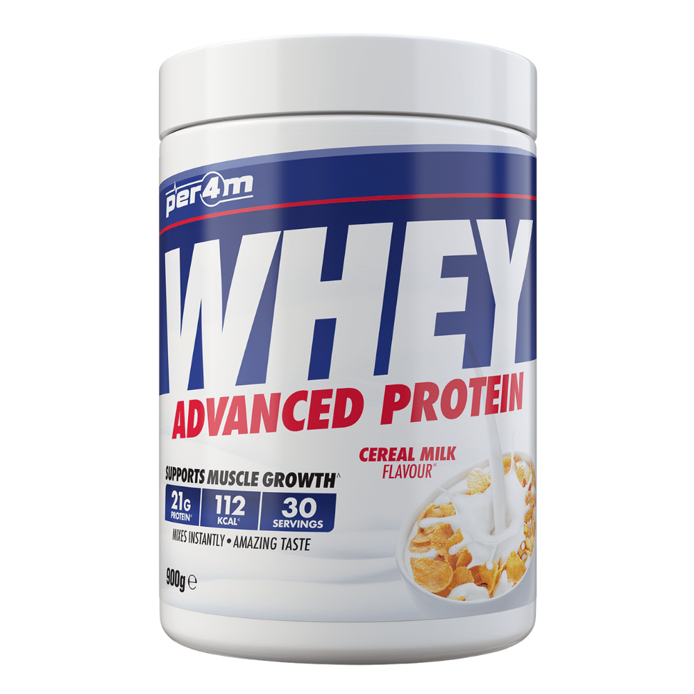 PER4M Cereal Milk Flavoured Protein Powder 900g Tub