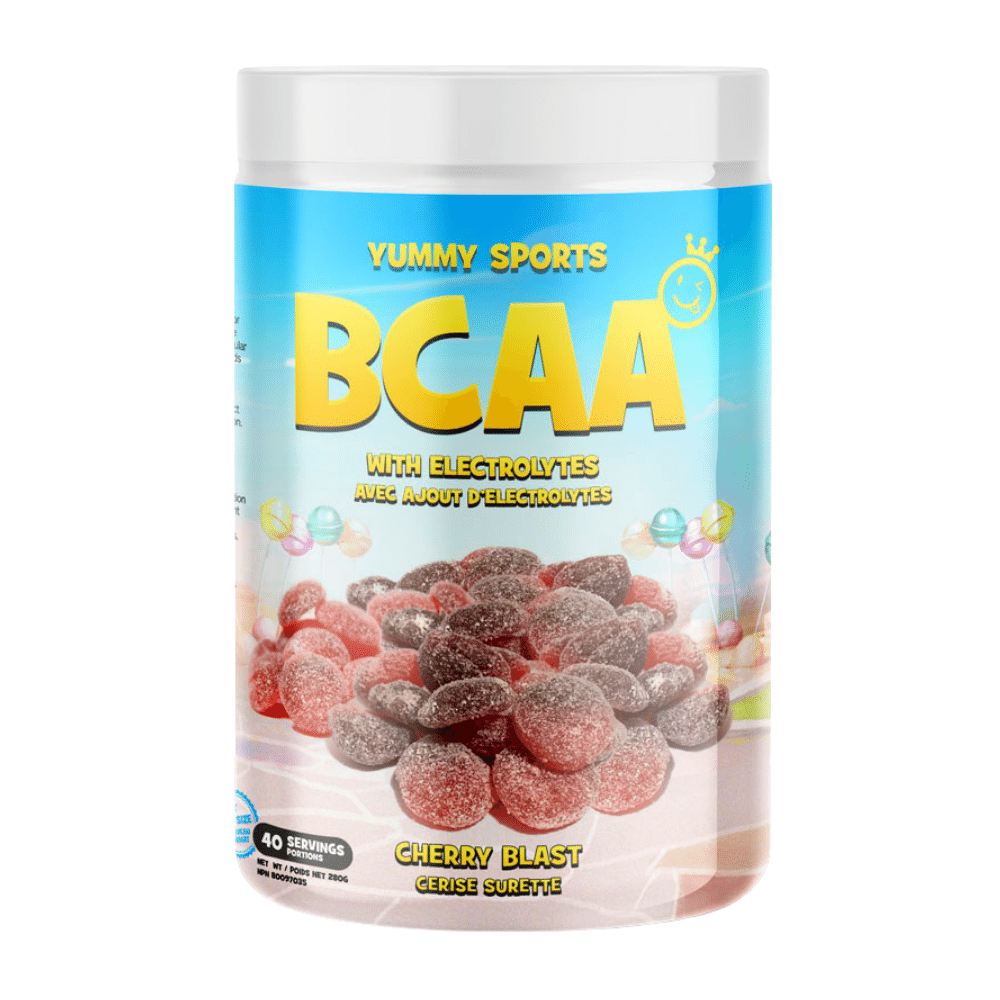 Cherry Blast Flavoured Yummy Sports BCAA Candies Inspired Flavour - 40 Servings
