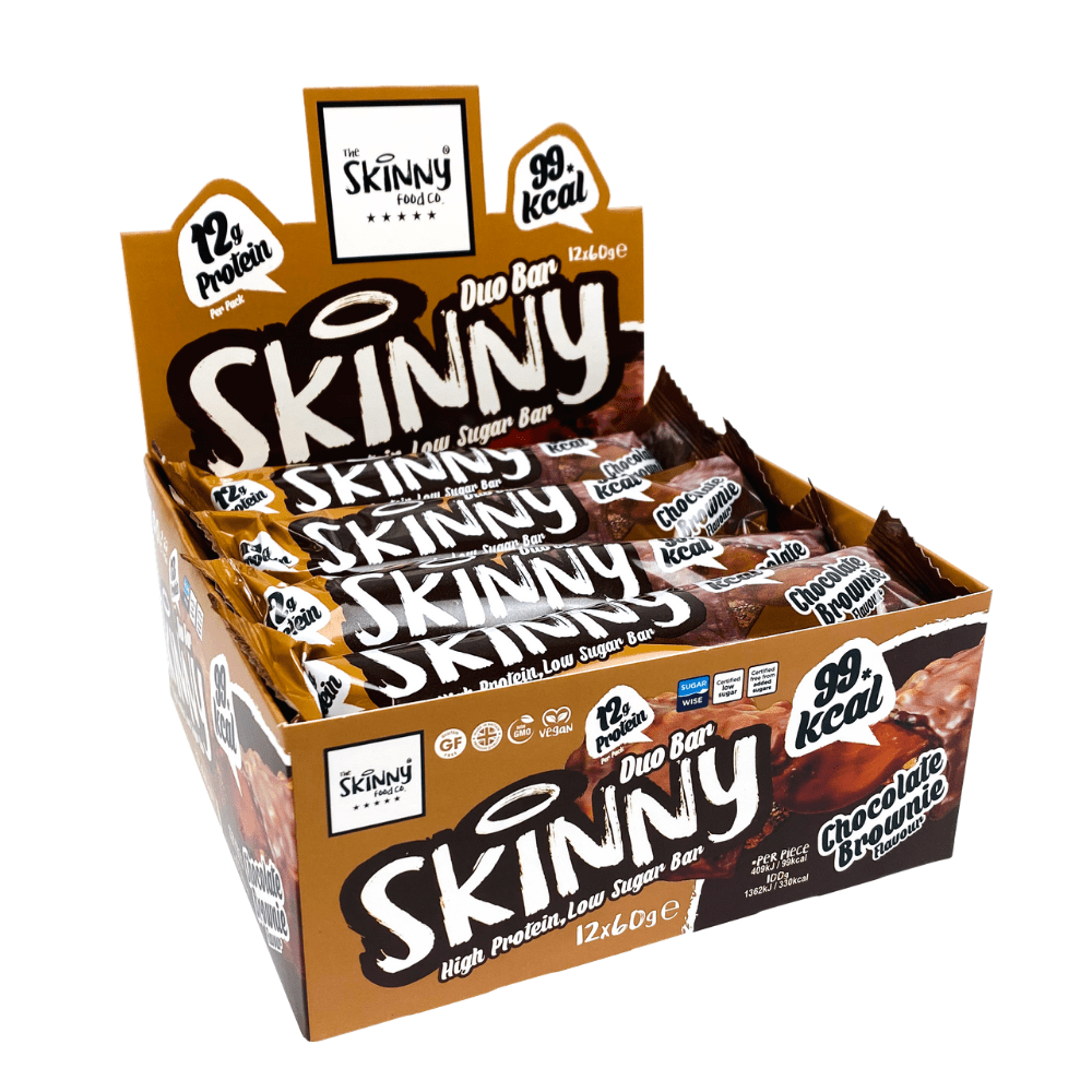 Chocolate Brownie Boxes of 12 - Protein Package UK - The Skinny Food Co