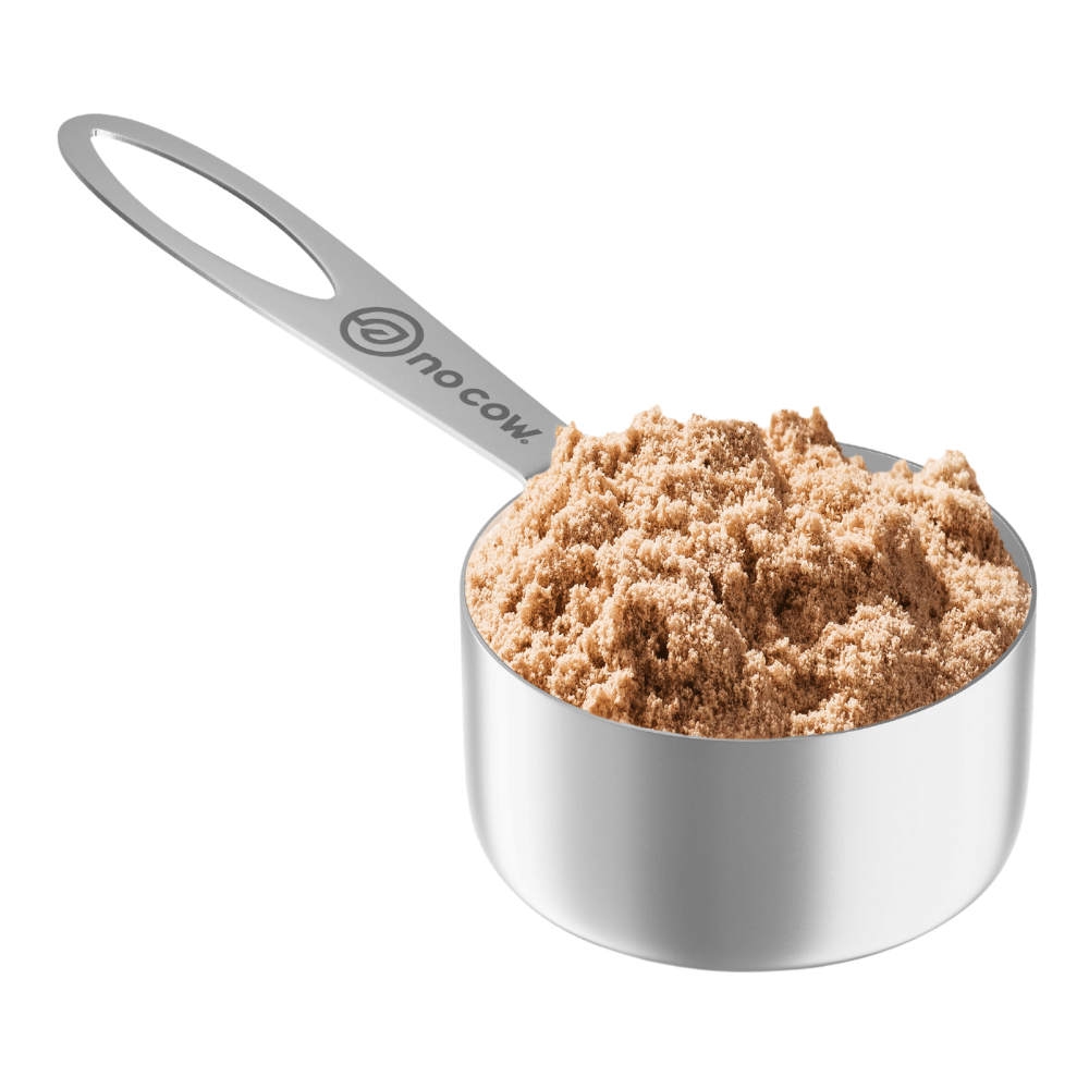 NoCow Chocolate Plant-Based Protein Powder Scoops