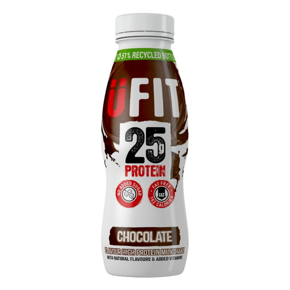 UFIT UK Chocolate Fat Free High (25g) Protein Shakes
