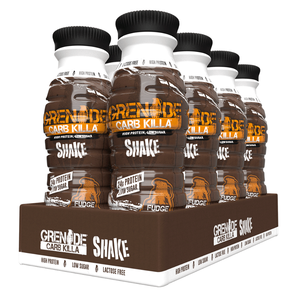Pick and Mix Grenade Protein Shakes - Fudge Brownie Flavours - Crates of 8x330ml Bottles