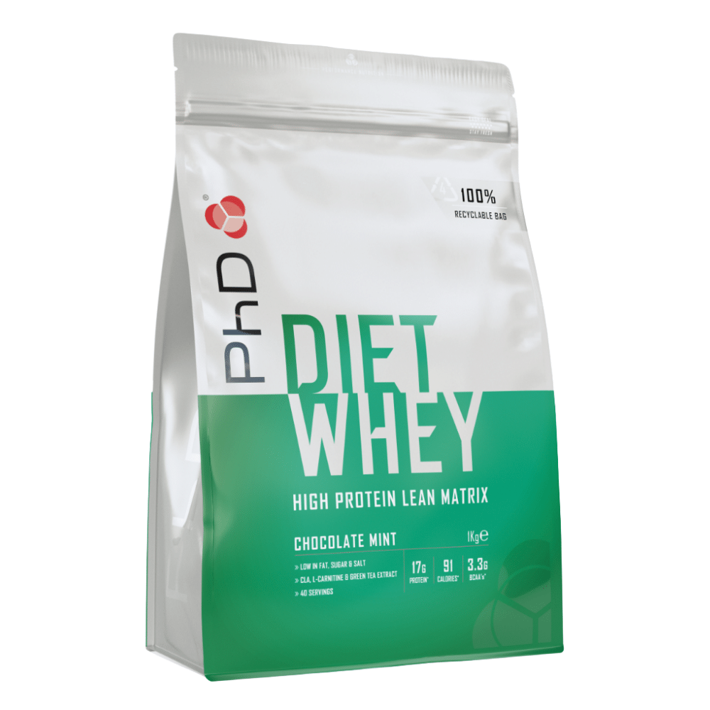 PHD Diet Whey Chocolate Mint Protein Powder - 1000g Packs