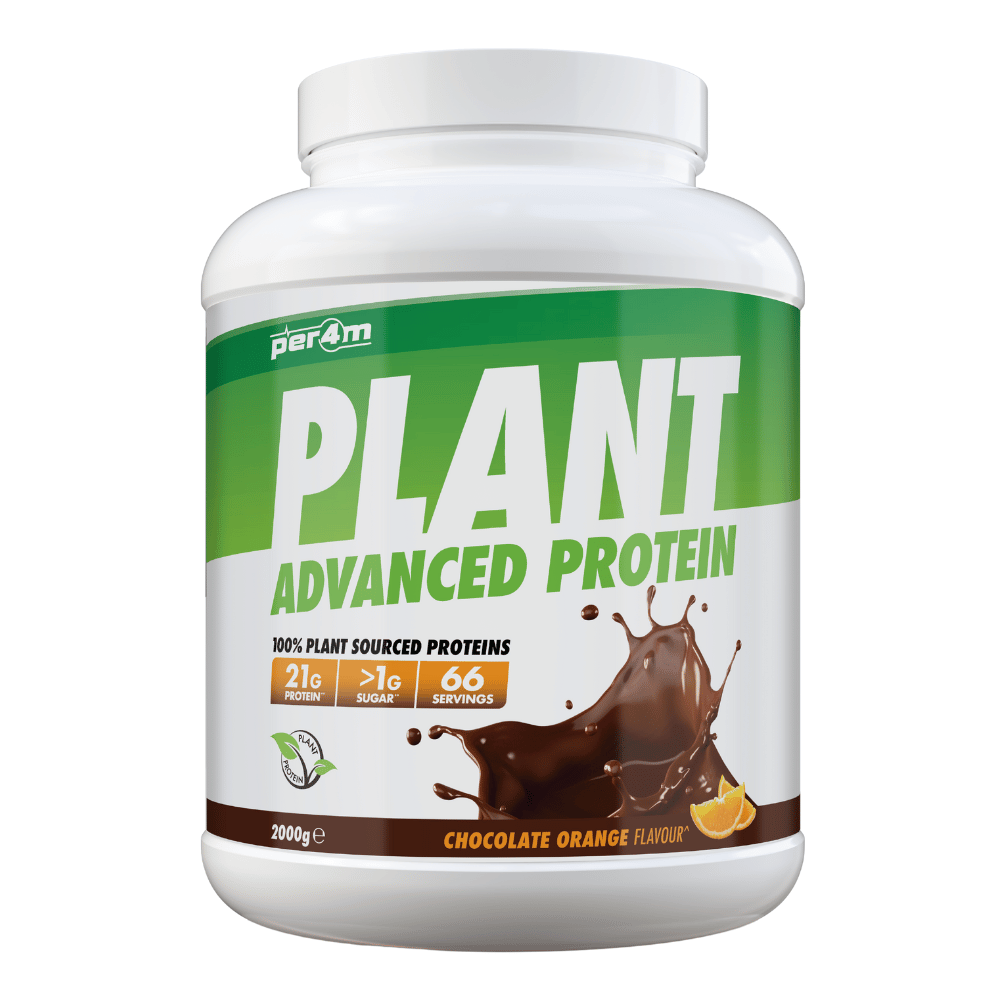 PER4M Chocolate Orange Plant Protein Powder (66 Servings) - 2kg Tubs - Protein Package UK