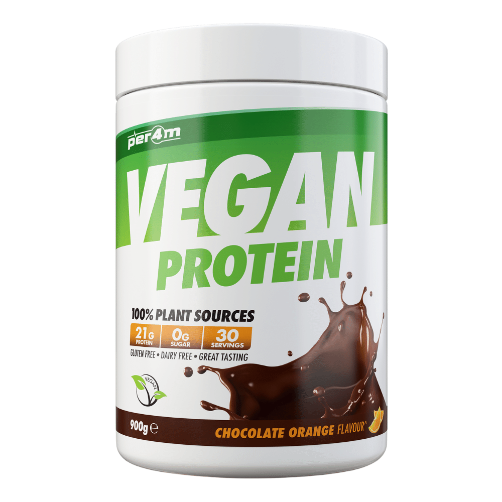 Vegan Chocolate Orange PER4M Nutrition Great Tasting Plant-Based Protein Powders