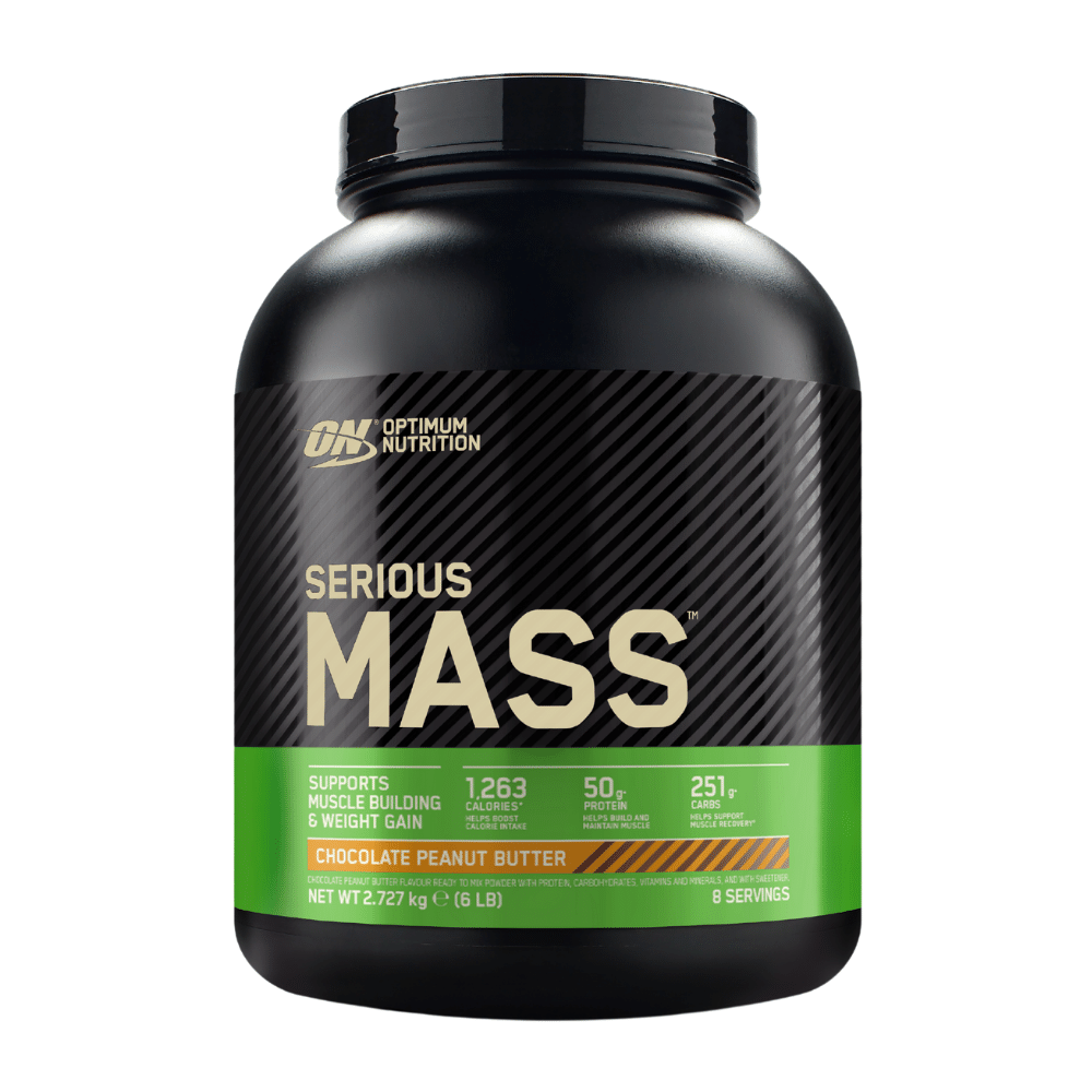 Optimum Nutrition (ON) Serious Mass Gainer Chocolate Peanut Butter Whey Protein Powder
