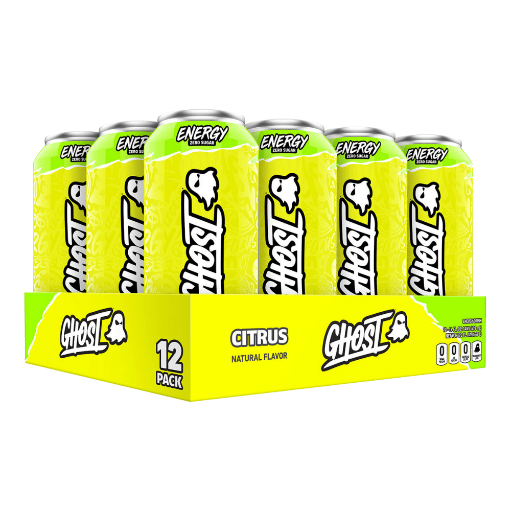 Ghost Lifestyle Citrus Flavoured Zero Sugar Energy Drinks UK - Protein Package