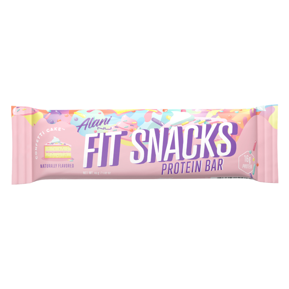 Pick and mix Confetti Cake Alani Nu Fit Snacks Protein Bars 46g UK - Protein Package Limited - Healthy Snacks