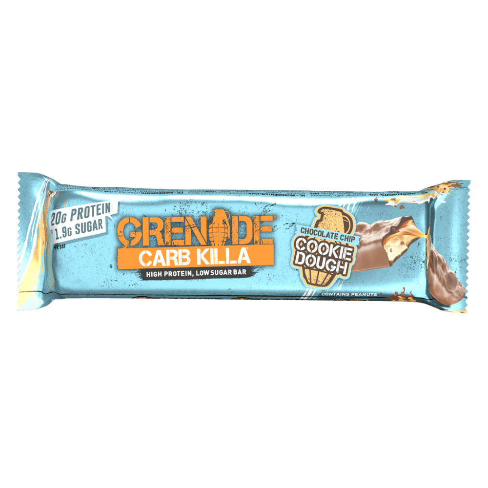 Grenade Cookie Dough and Chocolate Chip Low Carb Protein Bars - 1x60g - Pick and Mix Carb Killas