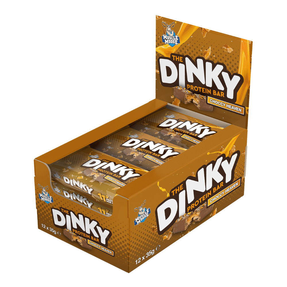 12 Pack of 'The Dinky' Protein Bars by Muscle Moose