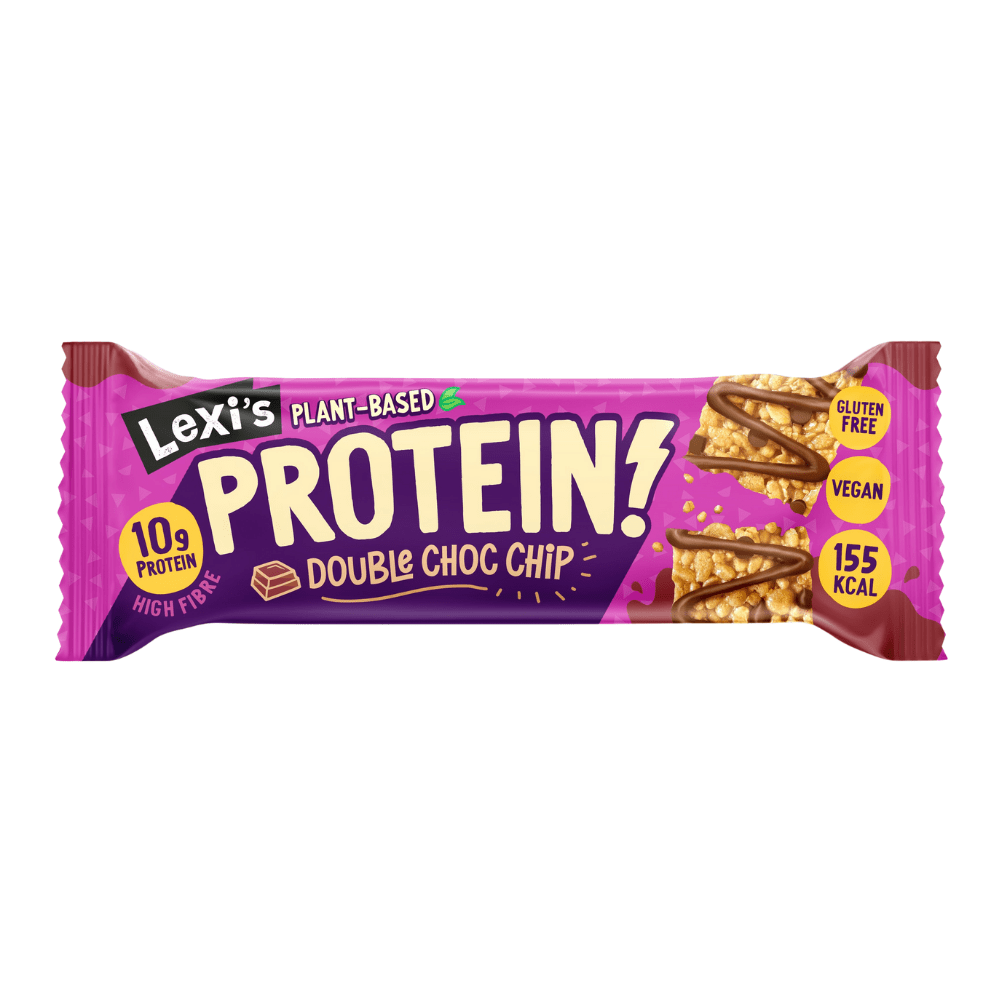 Lexi's Treats Double Chocolate Plant-Based Vegan Low-Calorie Protein Bars - 1x40g
