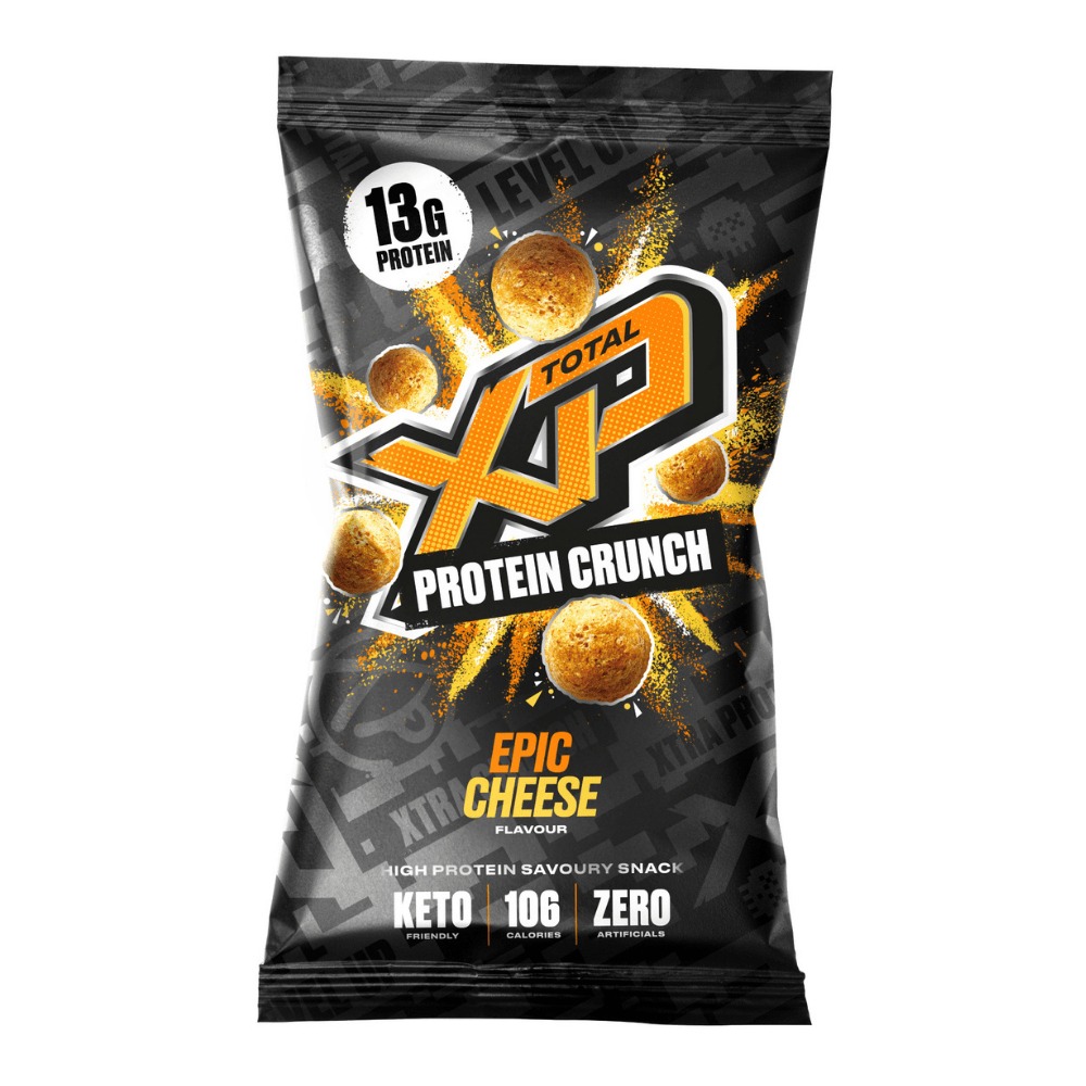 Epic Cheese Flavour - Gluten-Free Low-Calorie Protein Crisps by Total XP UK - 1x24-Grams