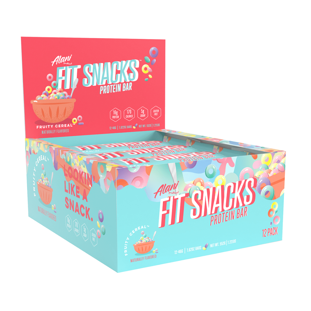 Fruity Cereal FitSnacks High Protein Bars - 12 Pack Boxes UK - Protein Package Limited - Bridgnorth, UK - Naturally Flavoured