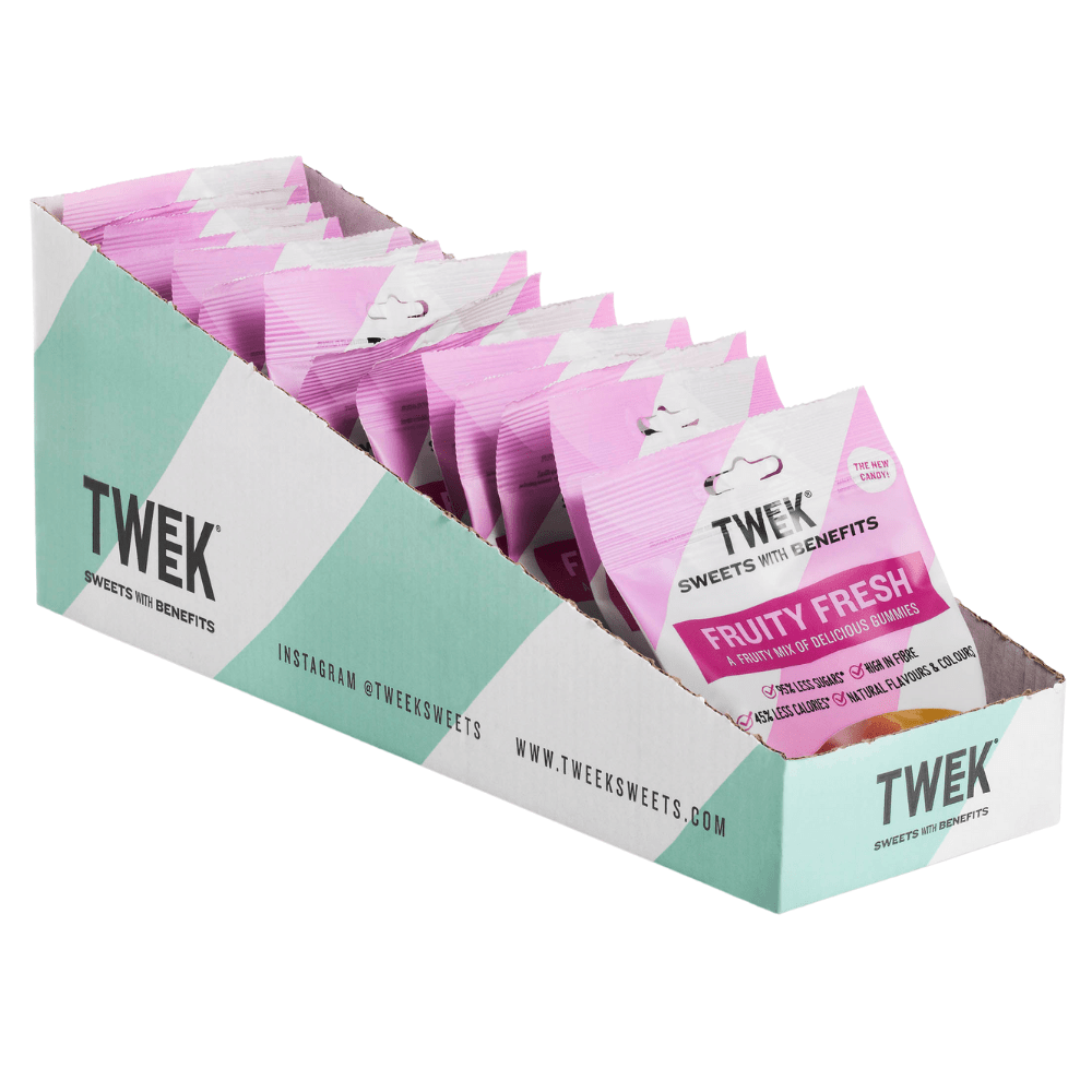 Fruity Fresh Sweets With Benefits - Tweek Sweets UK - Protein Package Limited - Boxes of Tweek Sweets