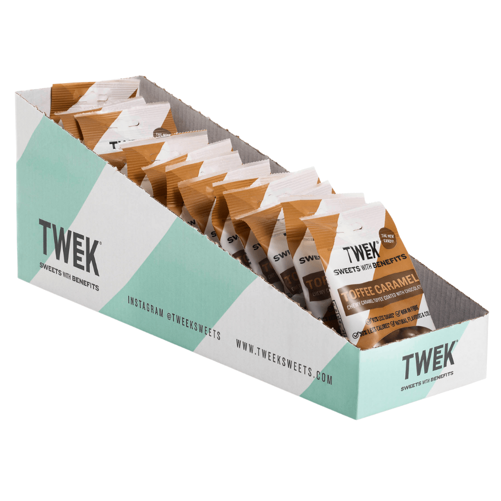 Toffee Caramel Coated Chocolate Boxes of 12 - Tweek Sweets - The New Candy