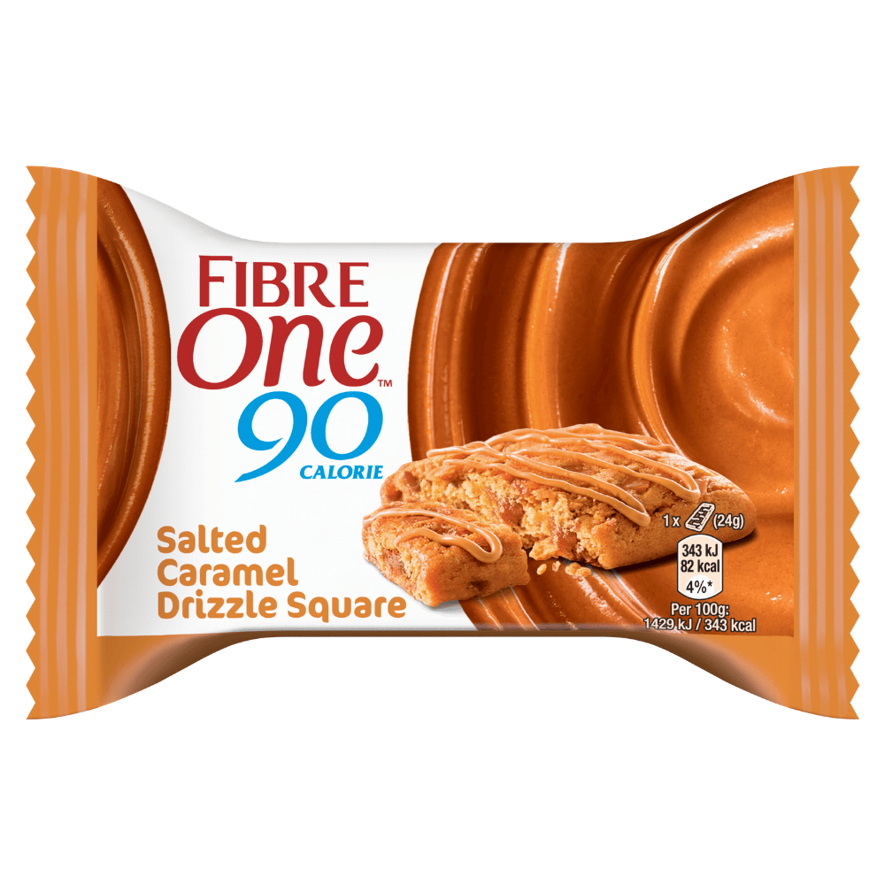 Salted Caramel Drizzle Fibre One Low Calorie Bar