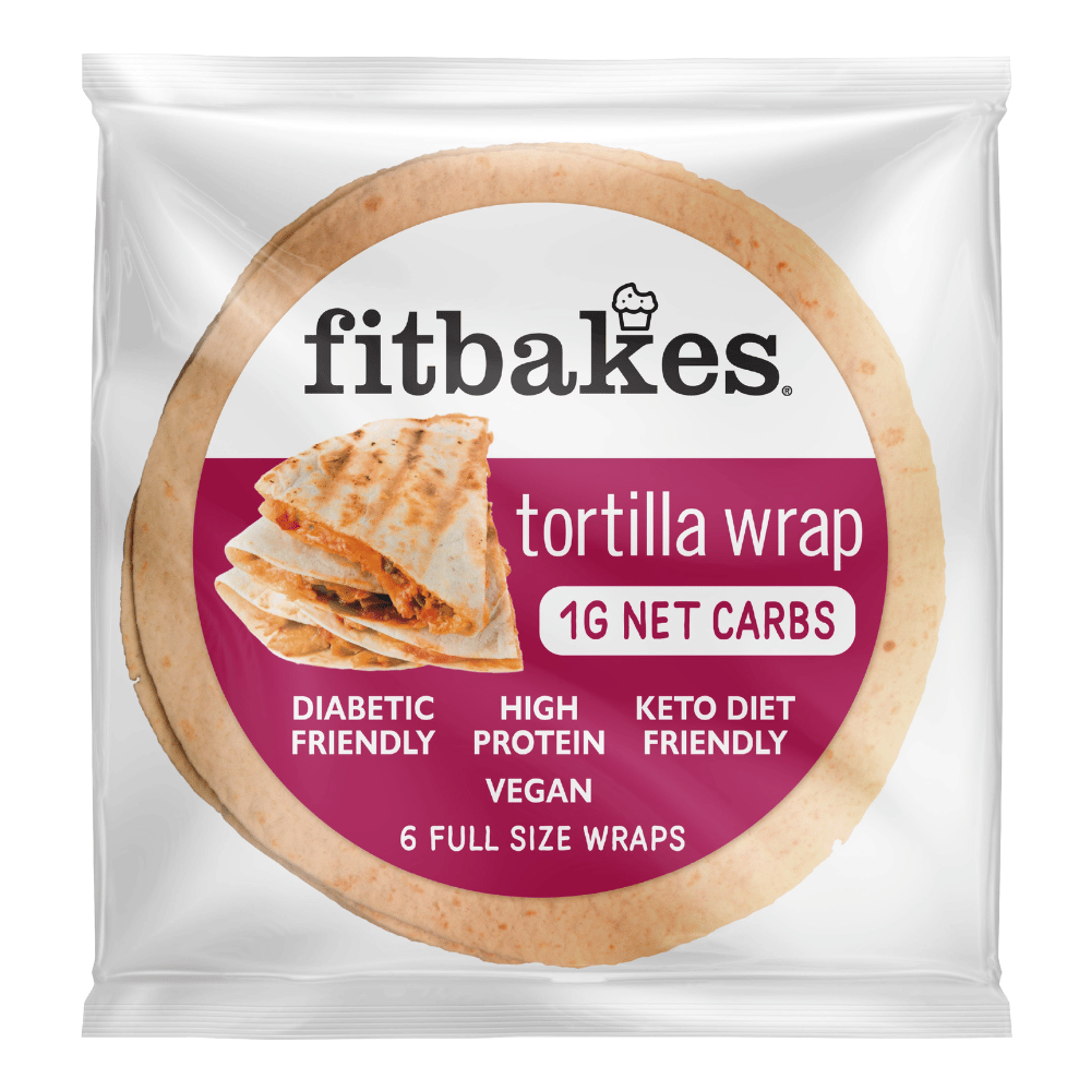 Fitbakes Protein Tortilla Wraps (6 Tortilla Pack) - 6x40g