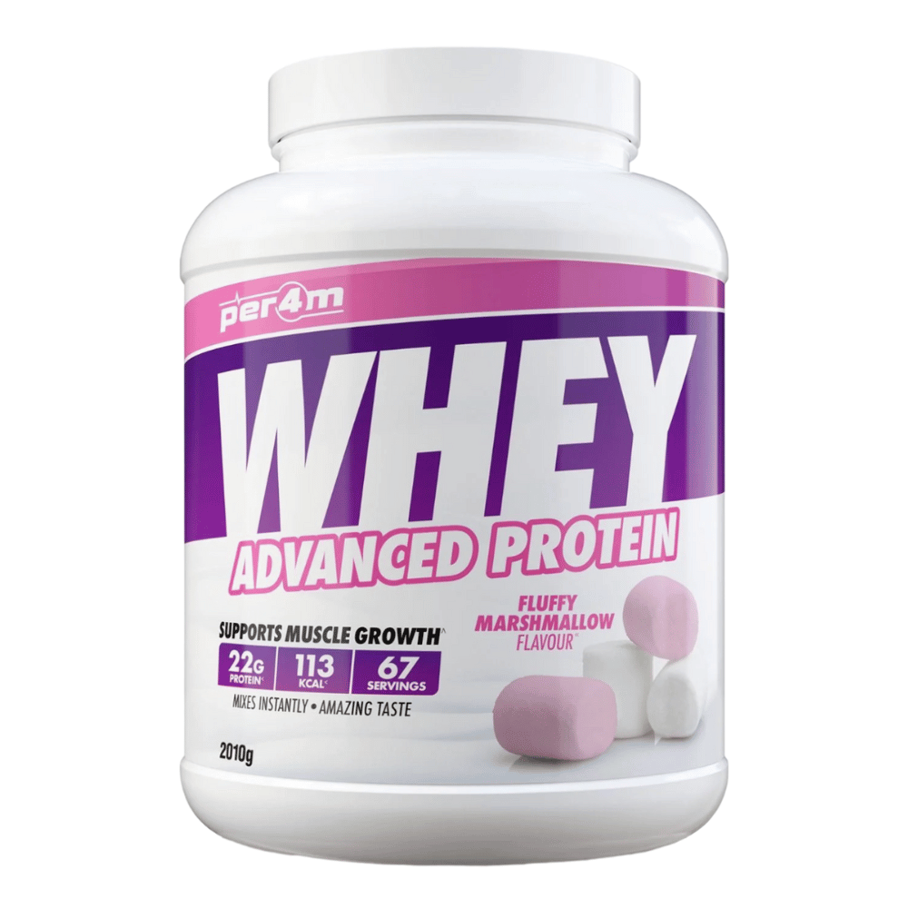 Fluffy Marshmallow PER4M Whey Protein Powder 2.01kg - 67 Servings