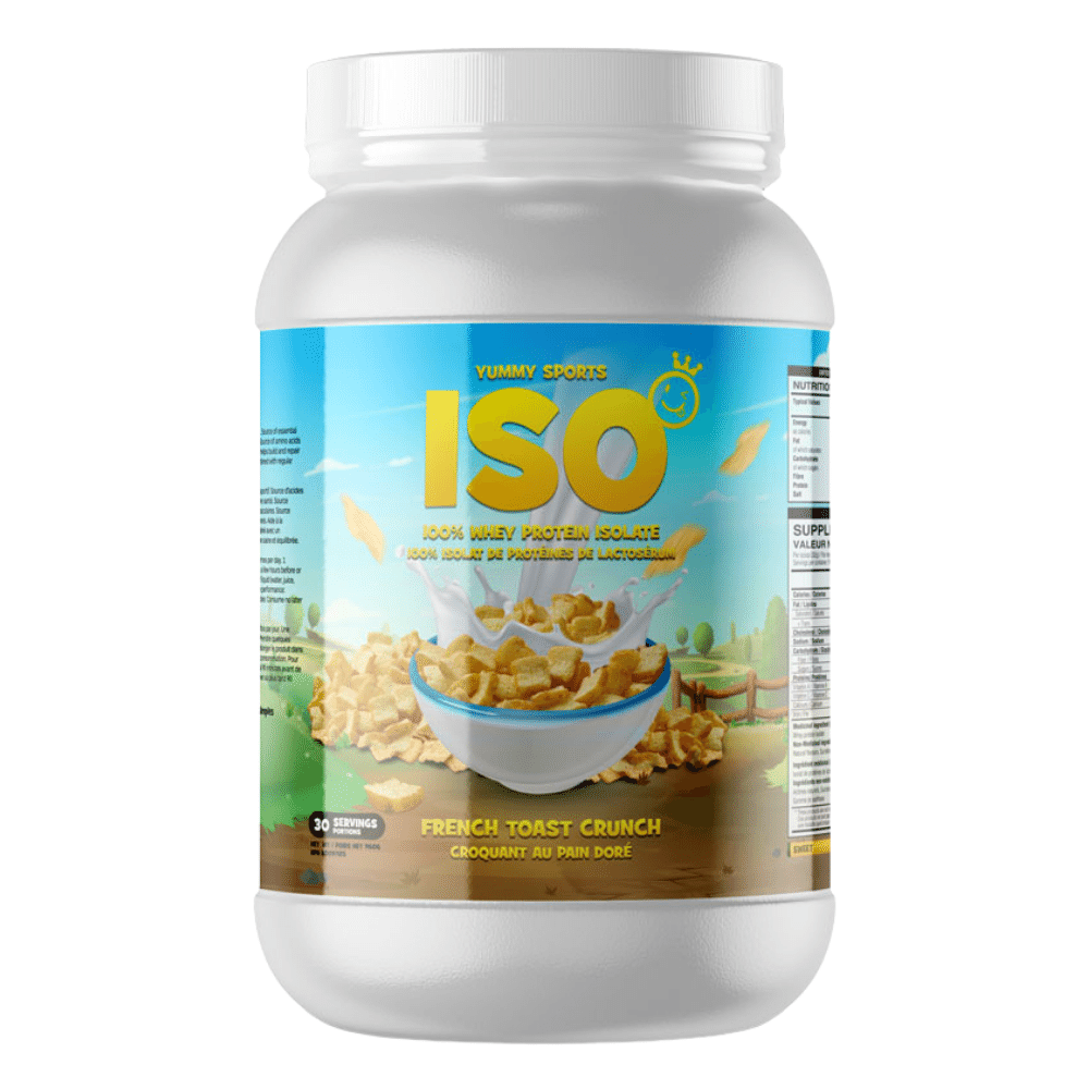 Yummy Sports 960g French Toast Crunch 100% ISO Whey Isolate Protein Powders