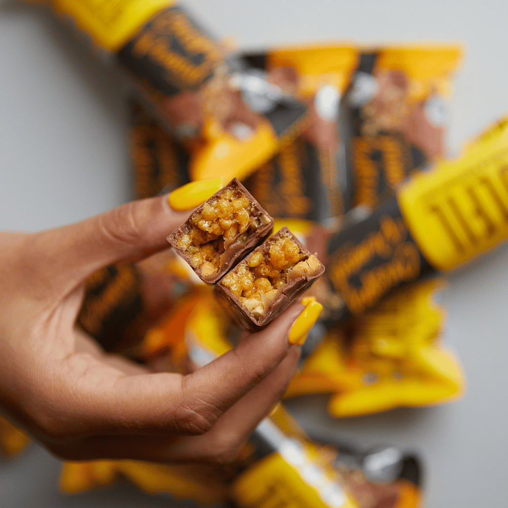 Inside the Fulfil Nutrition Crispy Peanut Protein Bars