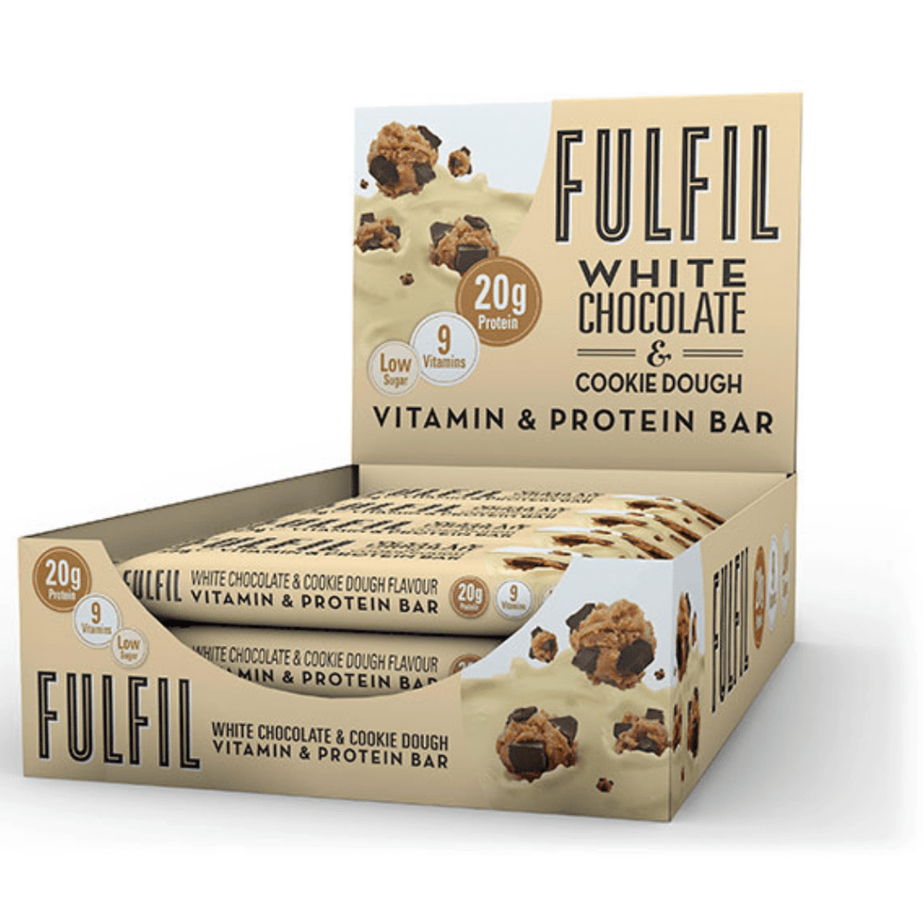 Fulfil Nutrition Vitamin & Protein Bar White Chocolate Cookie Dough - Protein Package