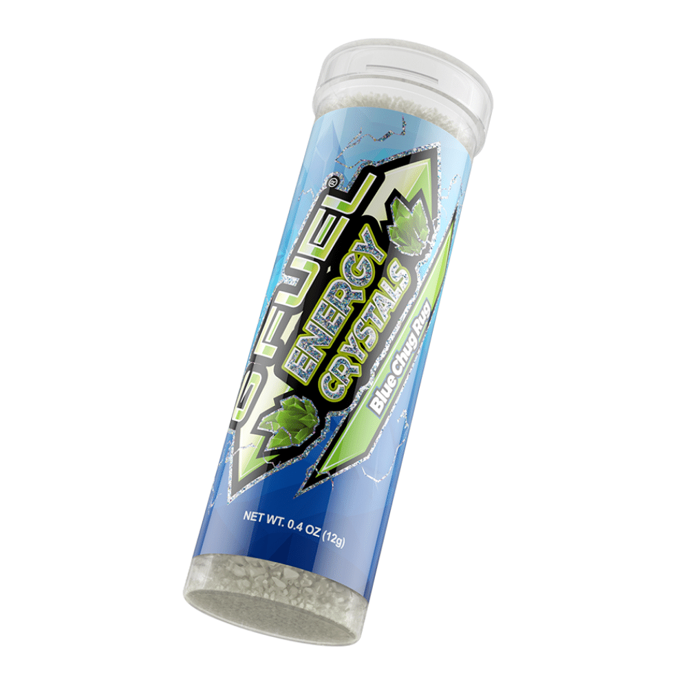 GFUEL Energy Crystals Popping Candy - Blue Chug Rug Collaboration Flavour - Sour Blue Raspberry
