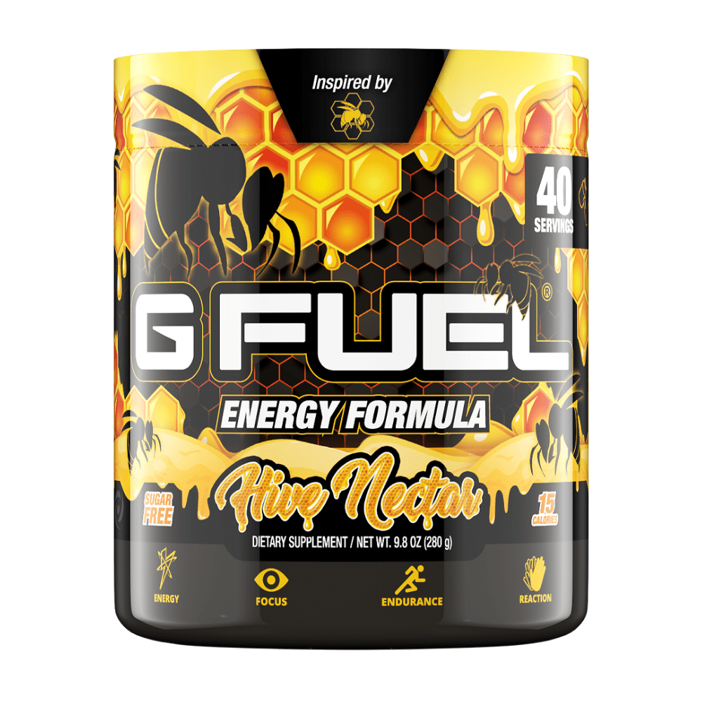 Hive Nectar Tangerine (Inspired by Savin' The Bees) GFUEL UK Energy Drinks - 40 Serving = 280g Tubs